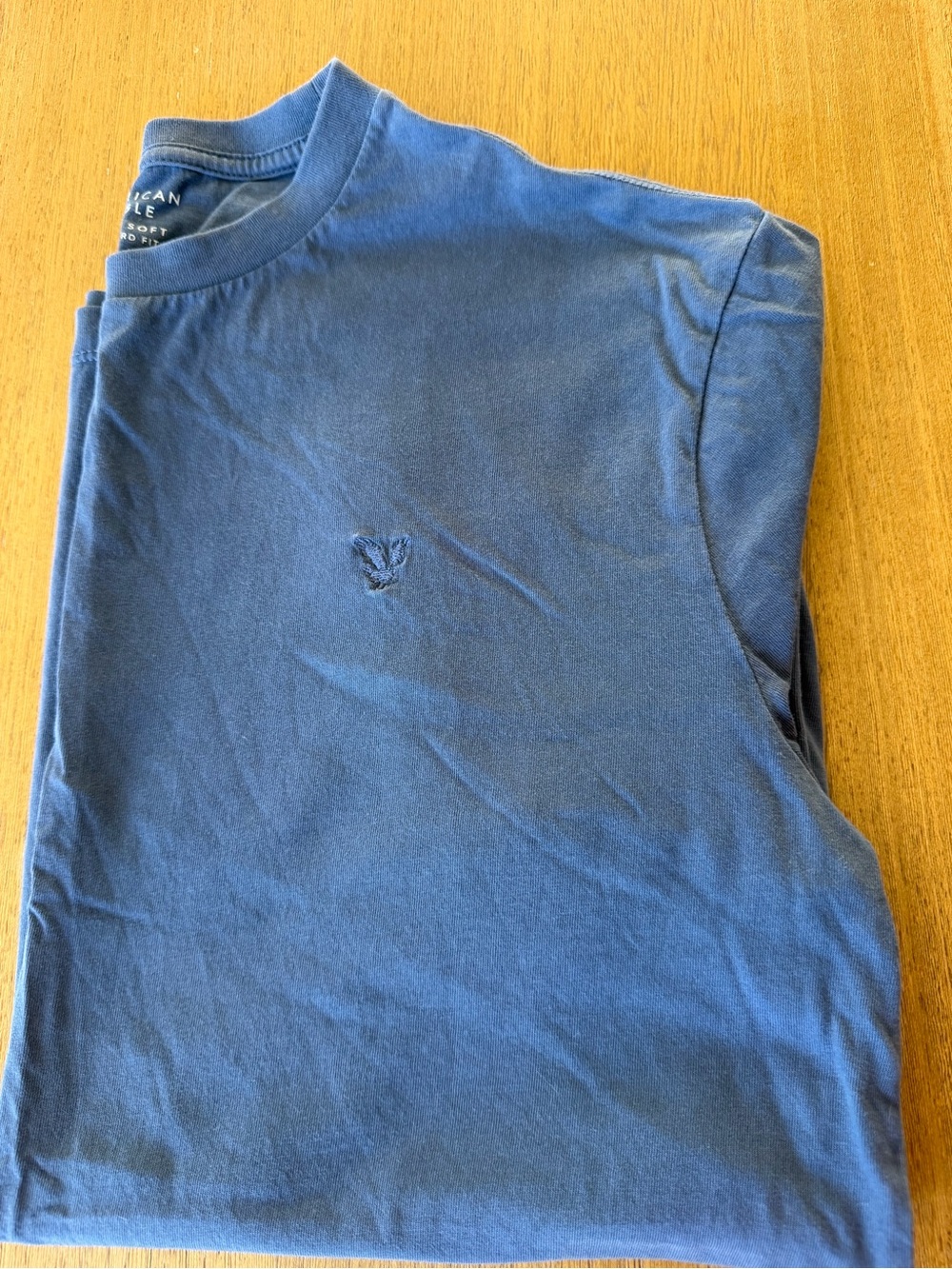 American Eagle Outfitters Navy Blue Crewneck T‑Shirt
